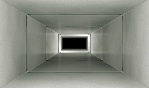 Duct after cleaning